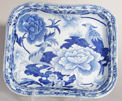 Dish rectangular c1820